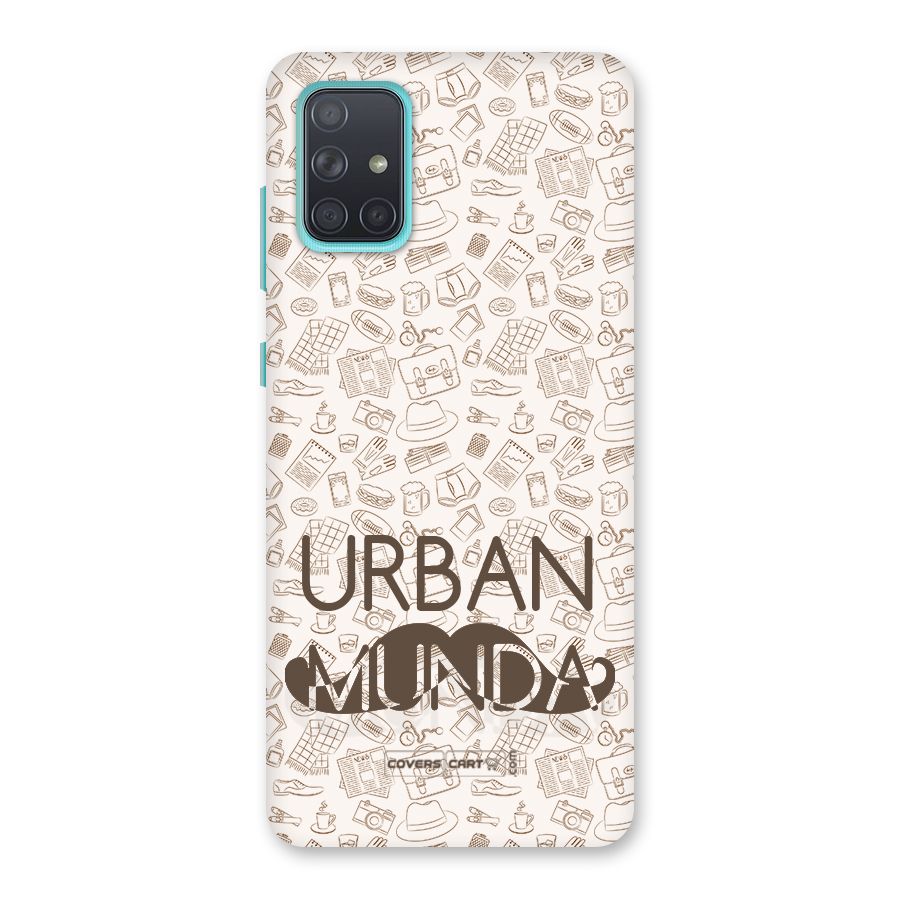 Urban Munda Back Case for Galaxy A71