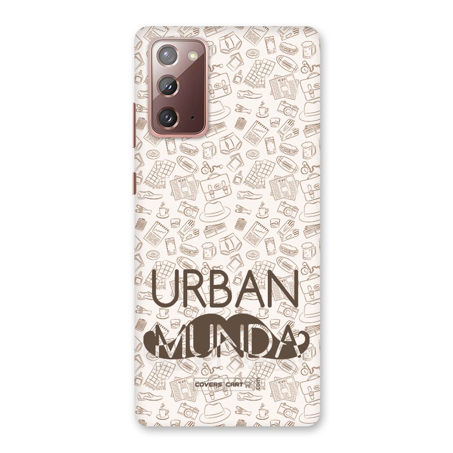Urban Munda Back Case for Galaxy Note 20