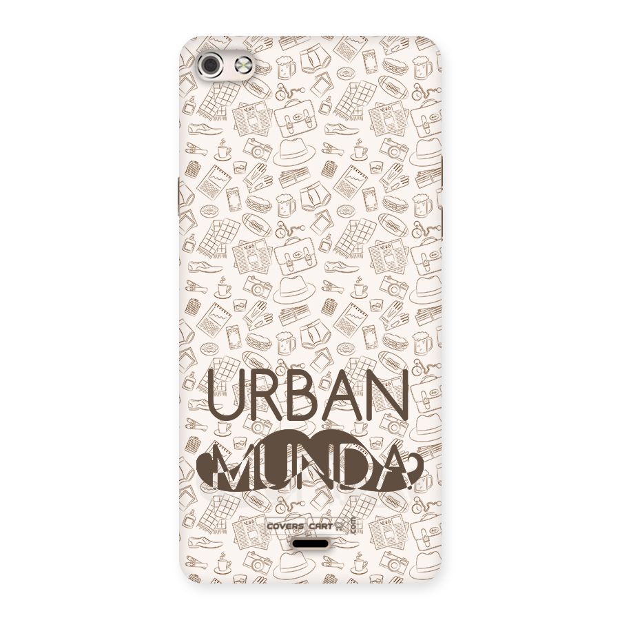 Urban Munda Back Case for Micromax Canvas Silver 5