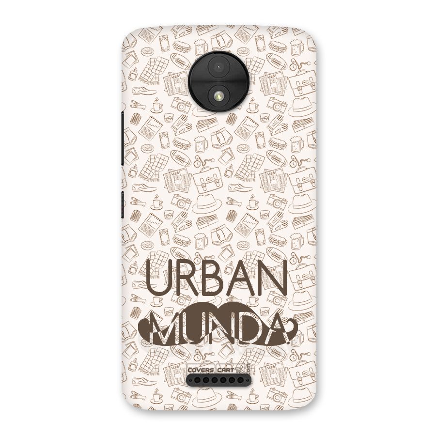 Urban Munda Back Case for Moto C