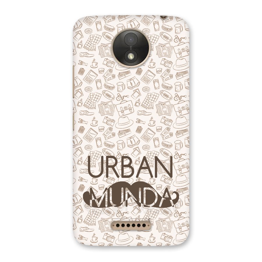 Urban Munda Back Case for Moto C Plus
