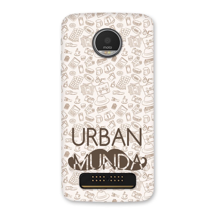 Urban Munda Back Case for Moto Z Play