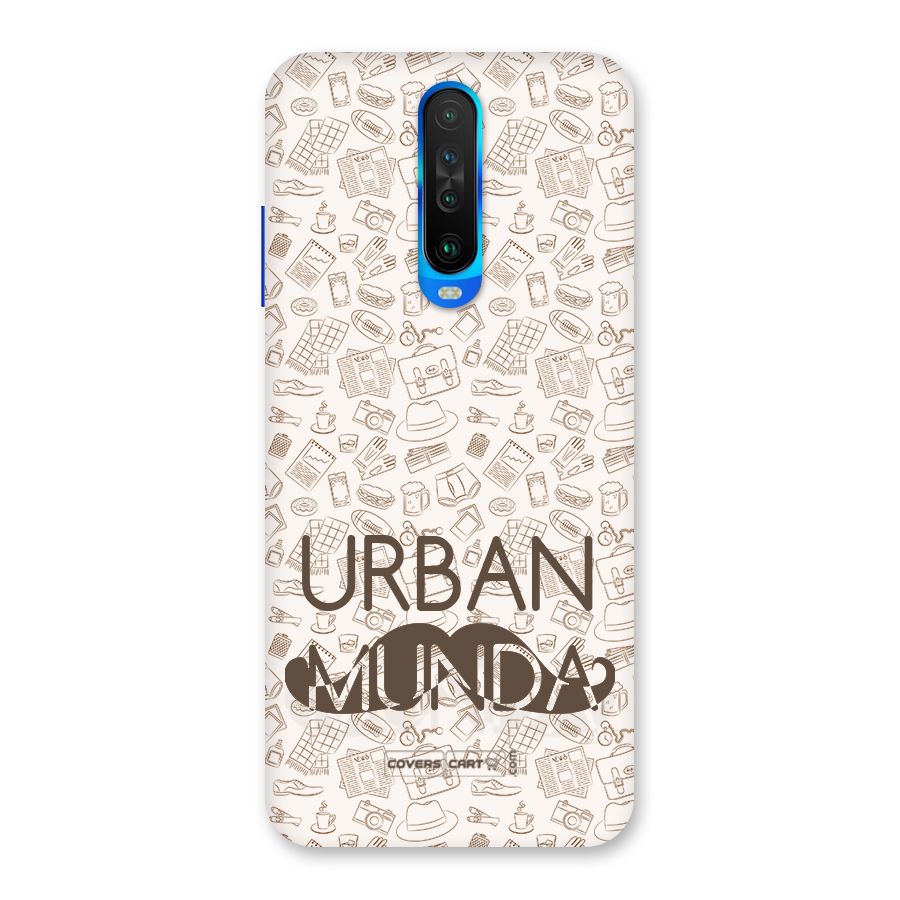 Urban Munda Back Case for Poco X2