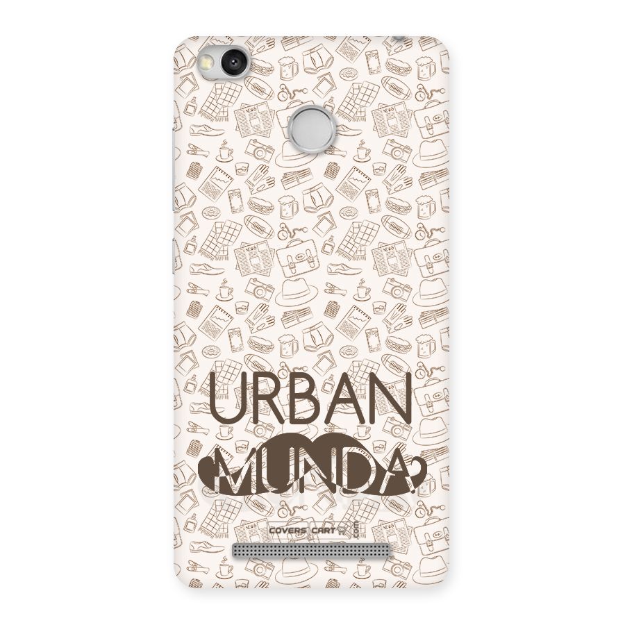Urban Munda Back Case for Redmi 3S Prime