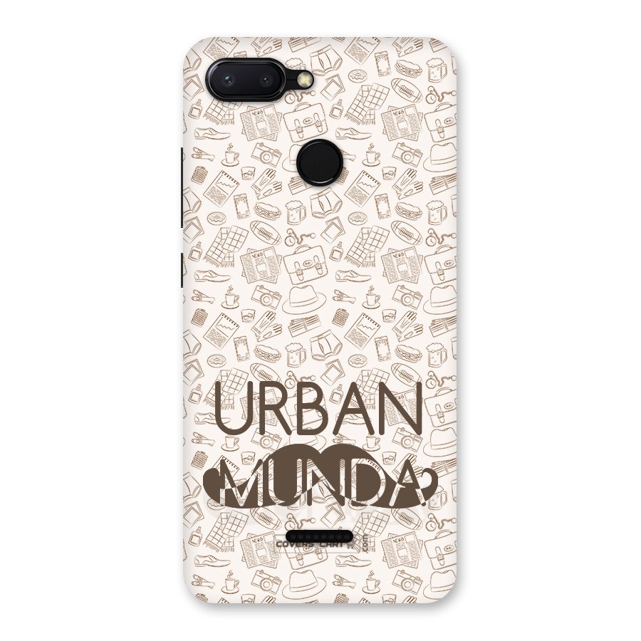 Urban Munda Back Case for Redmi 6