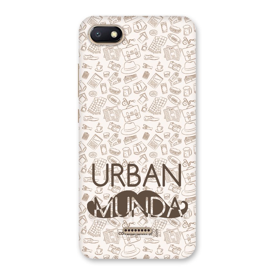 Urban Munda Back Case for Redmi 6A