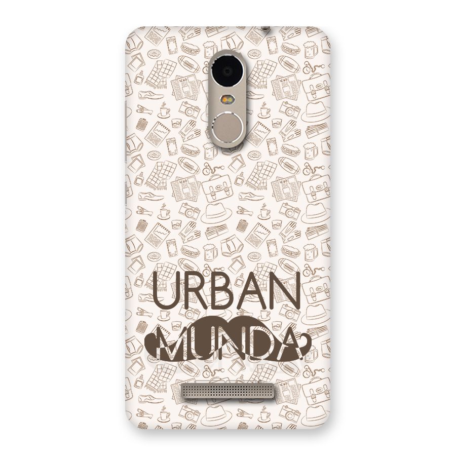Urban Munda Back Case for Xiaomi Redmi Note 3