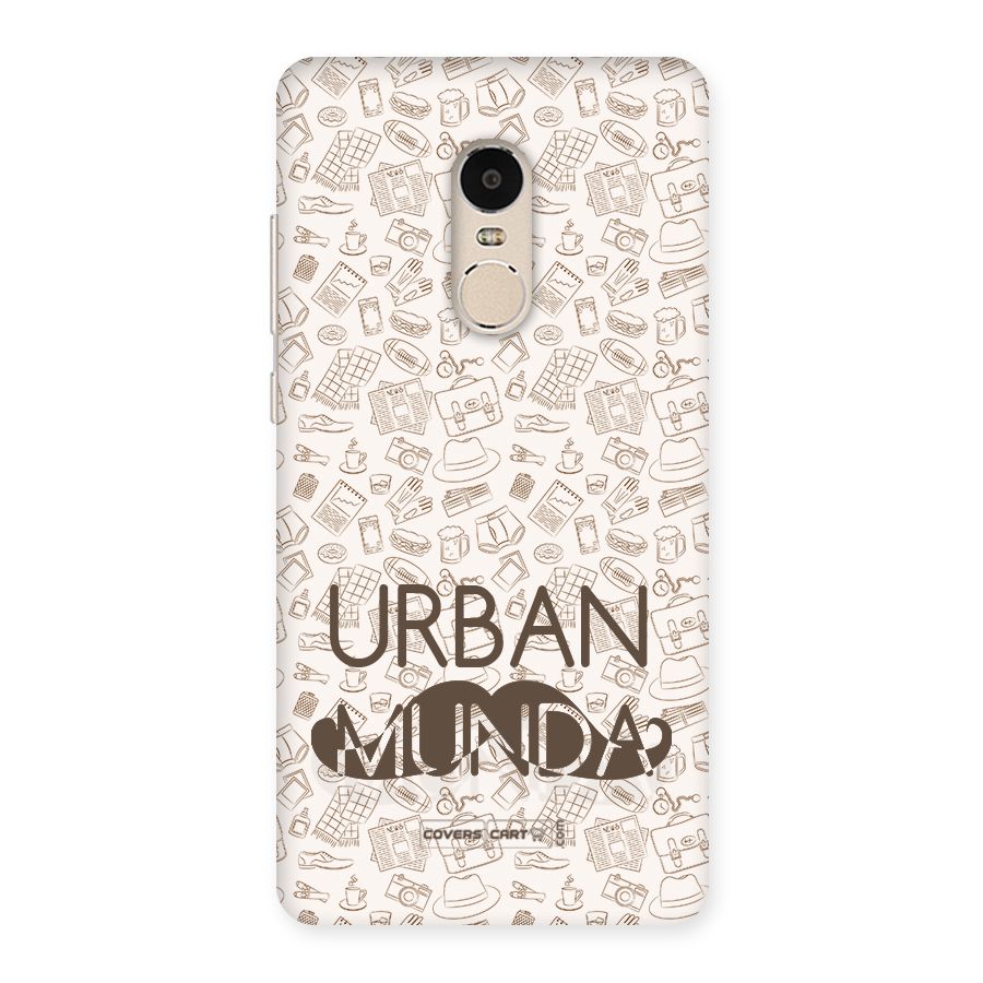 Urban Munda Back Case for Xiaomi Redmi Note 4