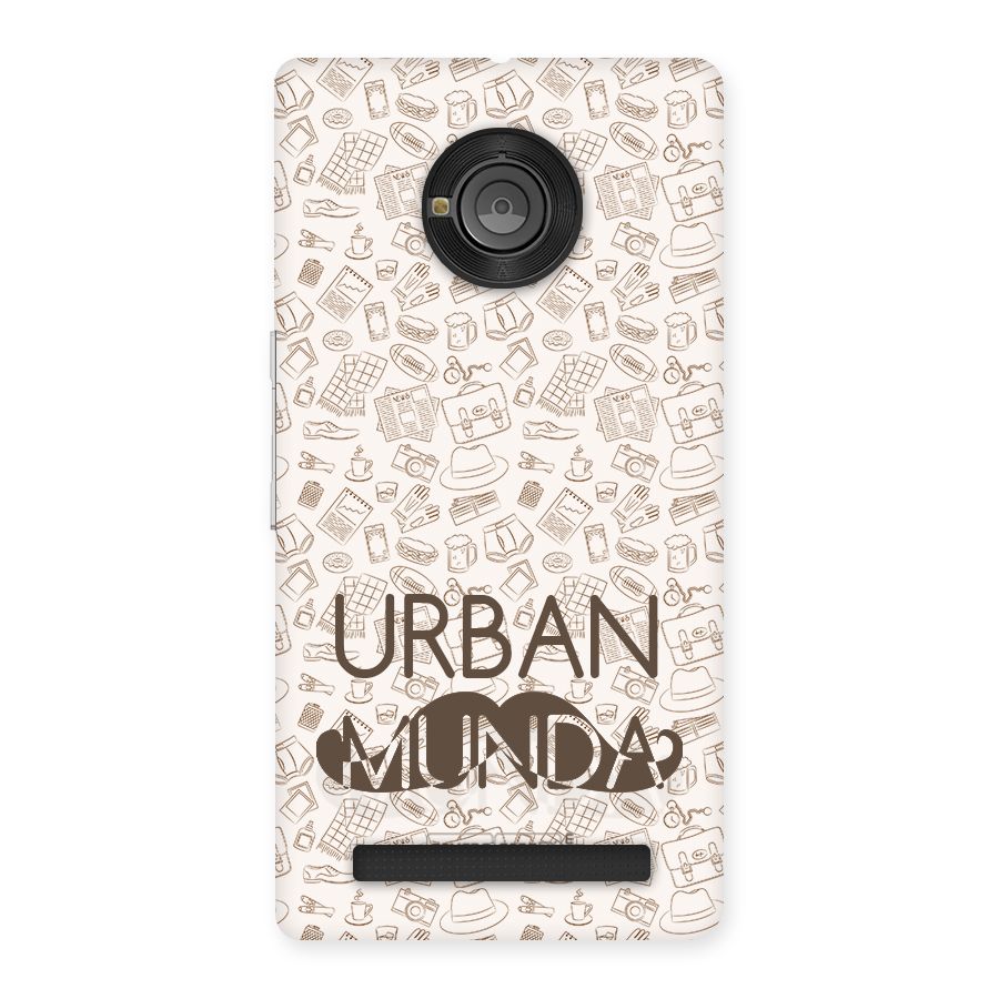 Urban Munda Back Case for Yu Yuphoria