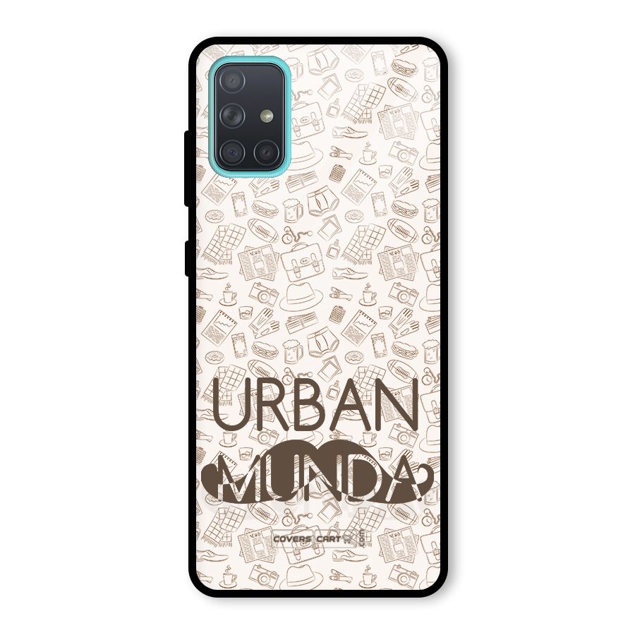 Urban Munda Glass Back Case for Galaxy A71