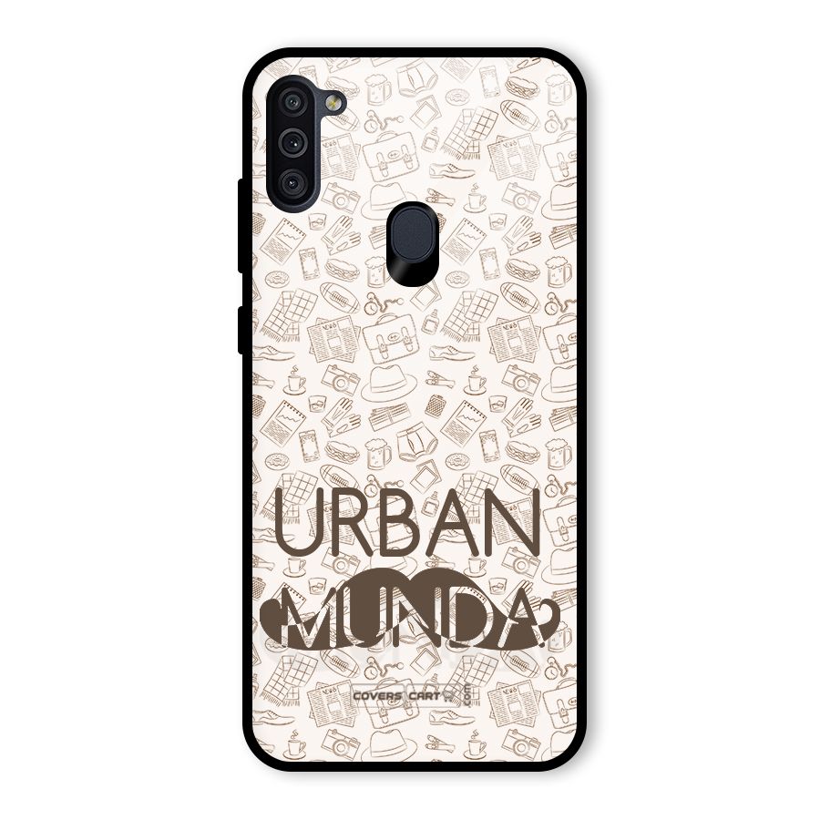 Urban Munda Glass Back Case for Galaxy M11