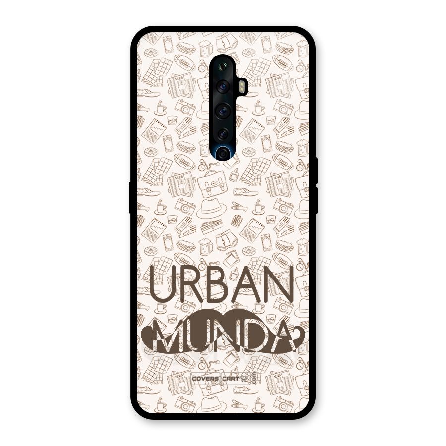 Urban Munda Glass Back Case for Oppo Reno2 F