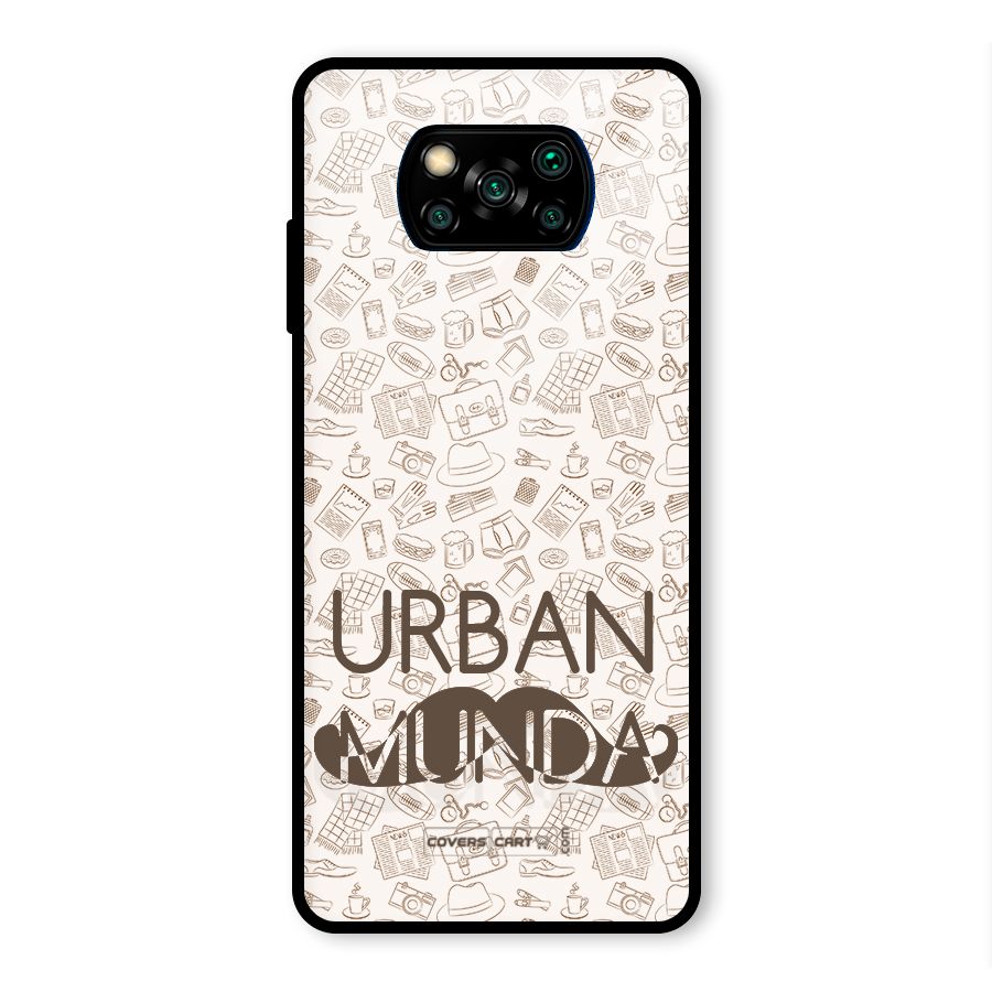 Urban Munda Glass Back Case for Poco X3 Pro