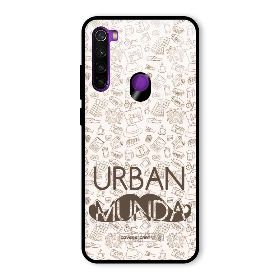 Urban Munda Glass Back Case for Redmi Note 8