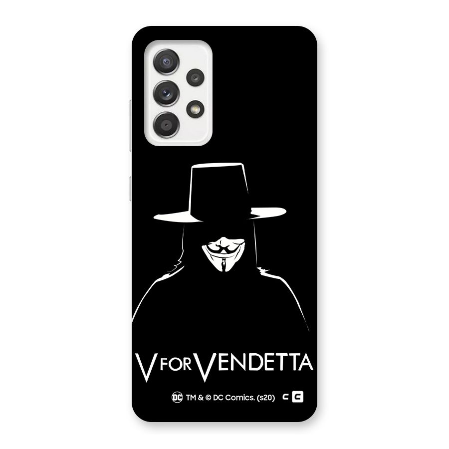 V for Vendetta Minimal Back Case for Galaxy A52