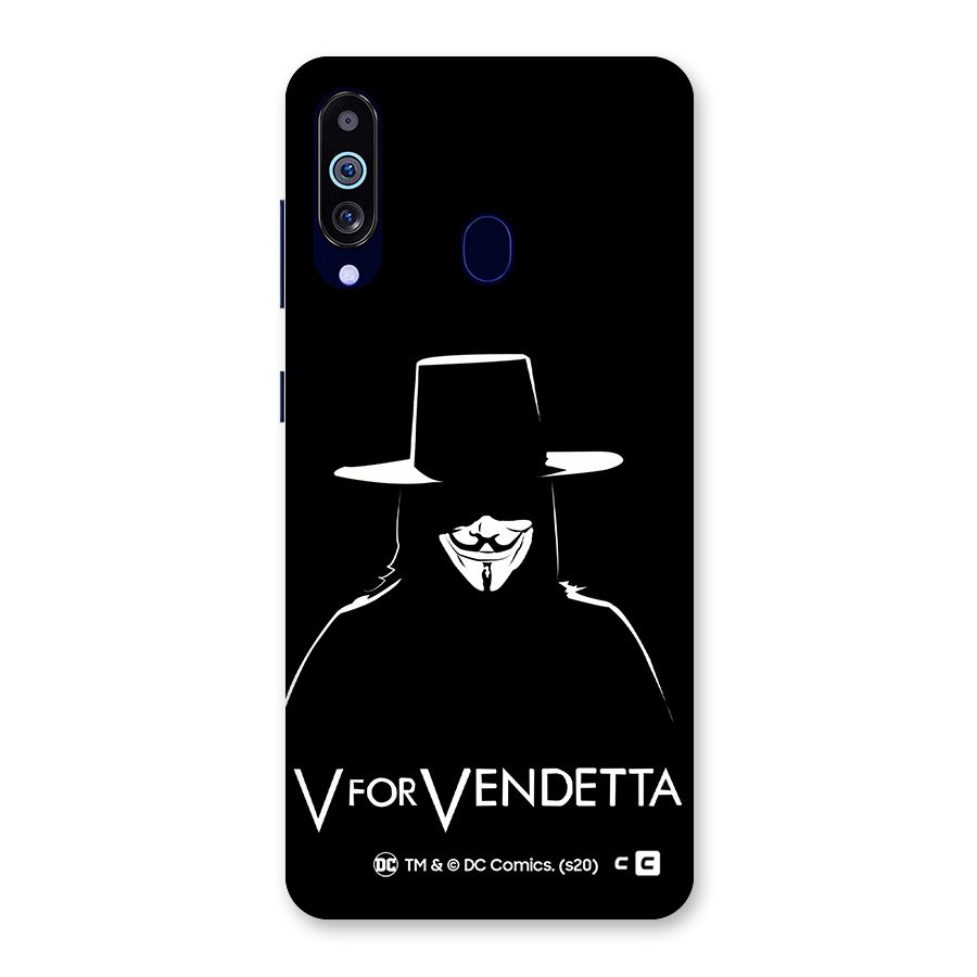 V for Vendetta Minimal Back Case for Galaxy A60