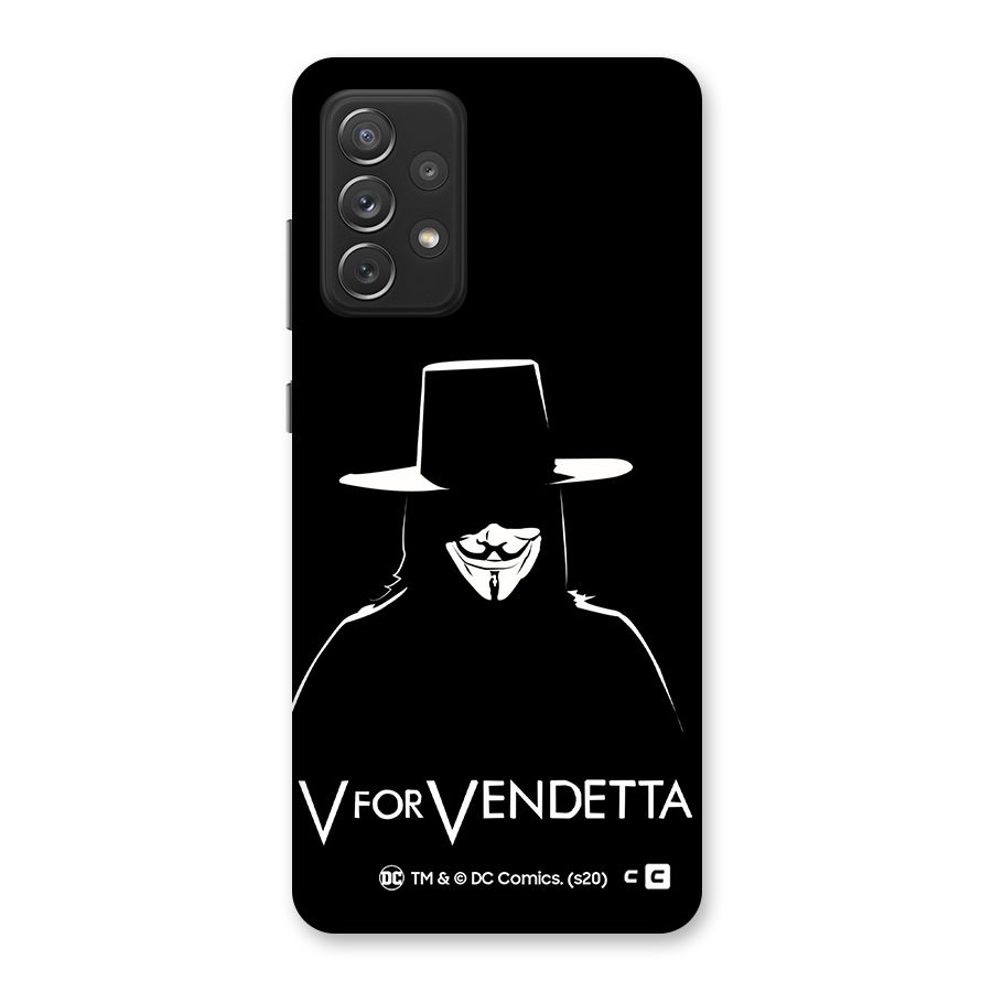 V for Vendetta Minimal Back Case for Galaxy A72