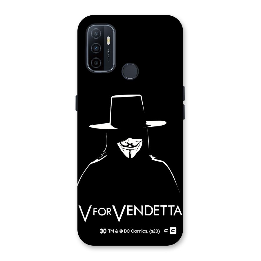 V for Vendetta Minimal Back Case for Oppo A32