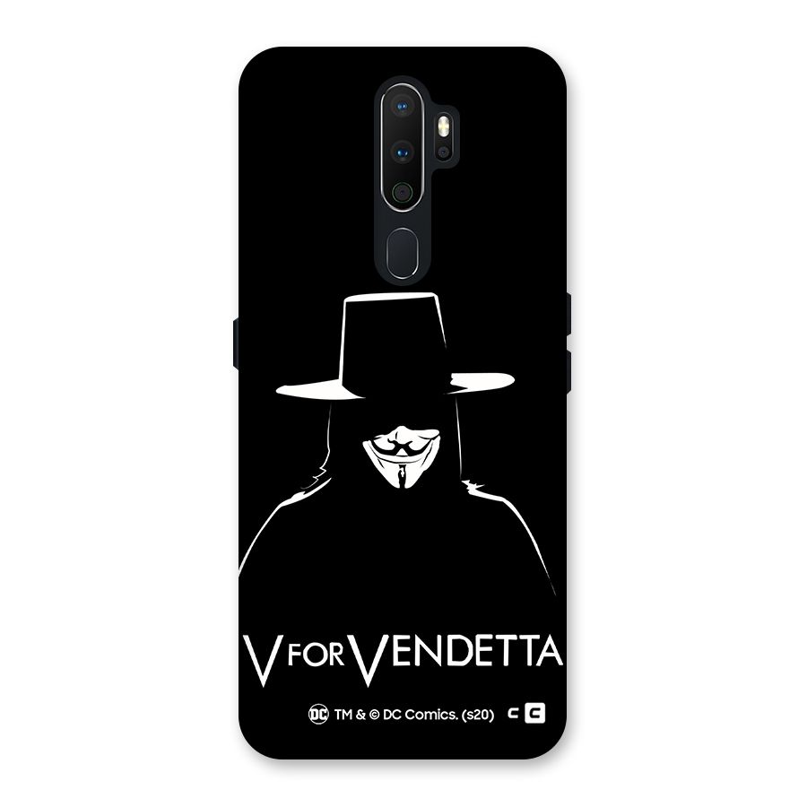 V for Vendetta Minimal Back Case for Oppo A5 (2020)