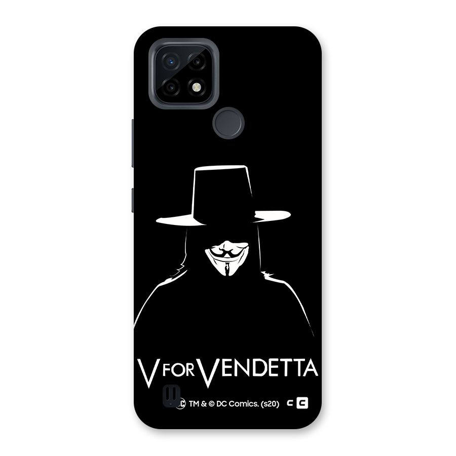 V for Vendetta Minimal Back Case for Realme C21