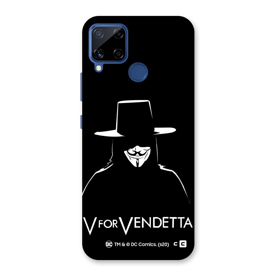 V for Vendetta Minimal Back Case for Realme Narzo 30A