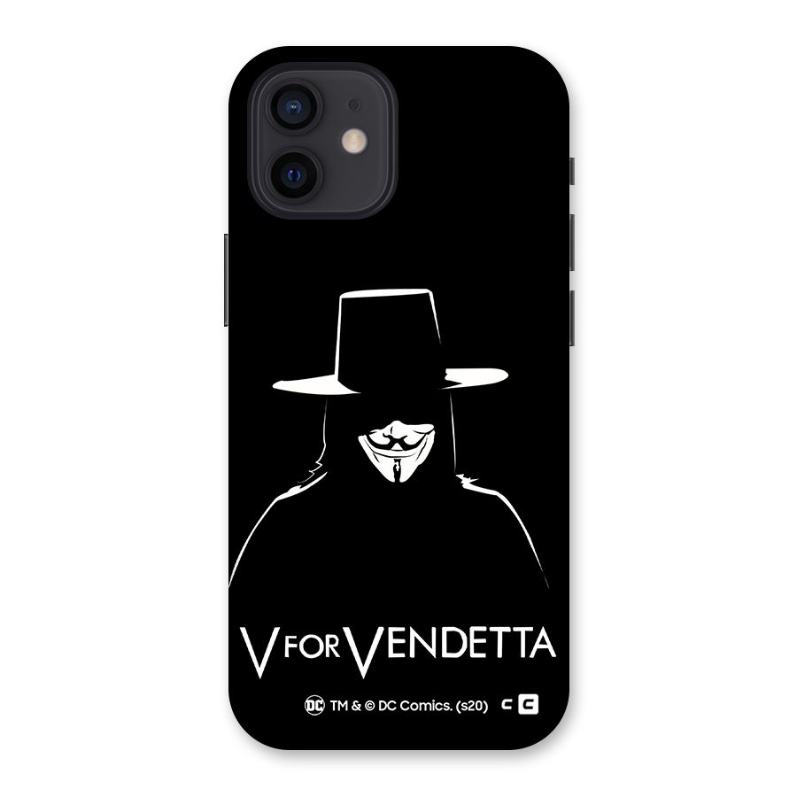 V for Vendetta Minimal Back Case for iPhone 12