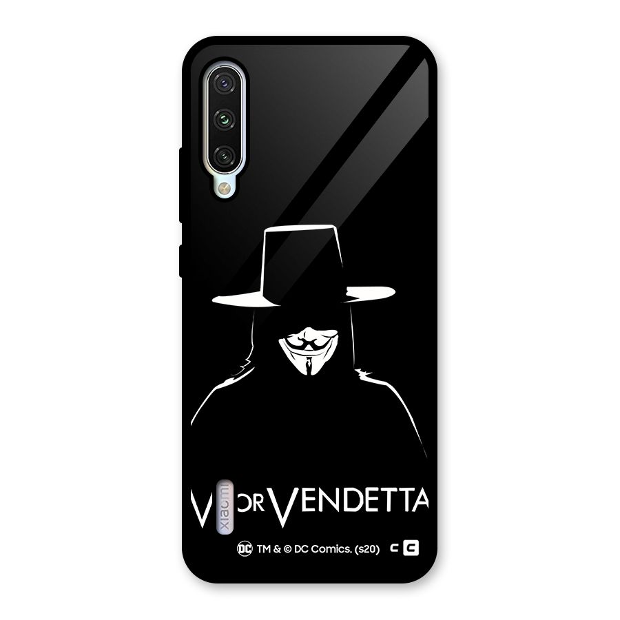 V for Vendetta Minimal Glass Back Case for Mi A3