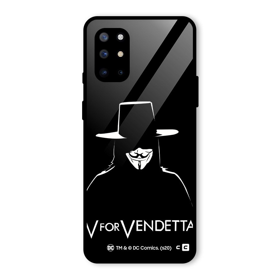 V for Vendetta Minimal Glass Back Case for OnePlus 8T