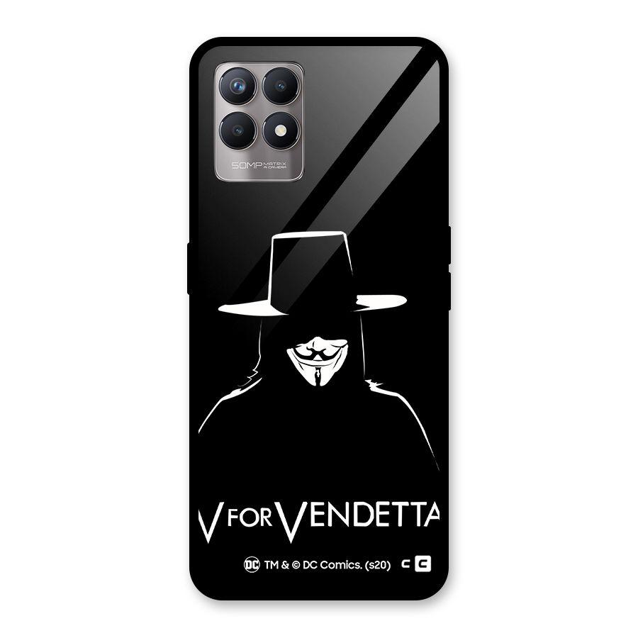 V for Vendetta Minimal Glass Back Case for Realme Narzo 50