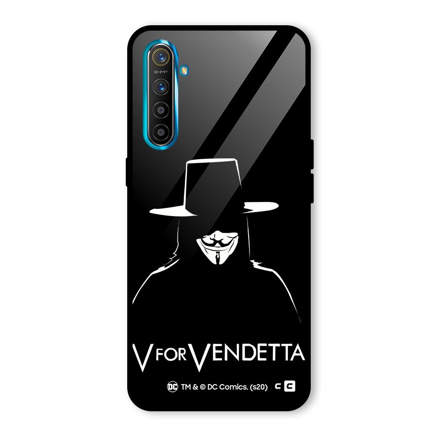 V for Vendetta Minimal Glass Back Case for Realme X2
