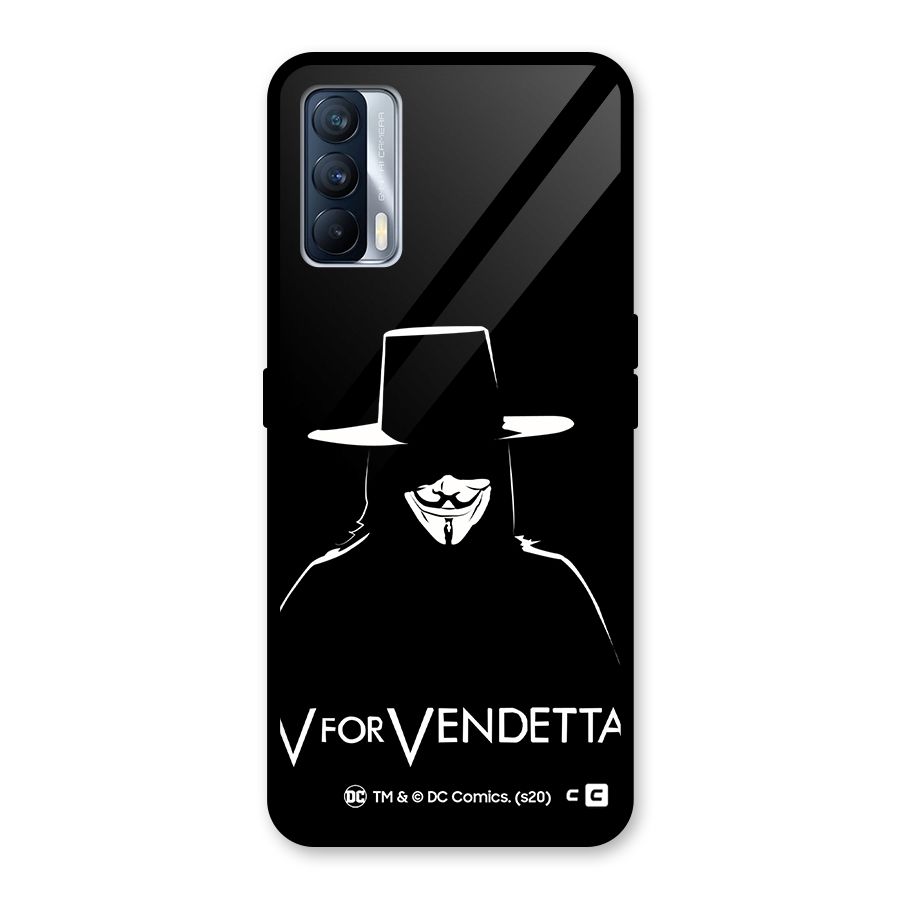 V for Vendetta Minimal Glass Back Case for Realme X7