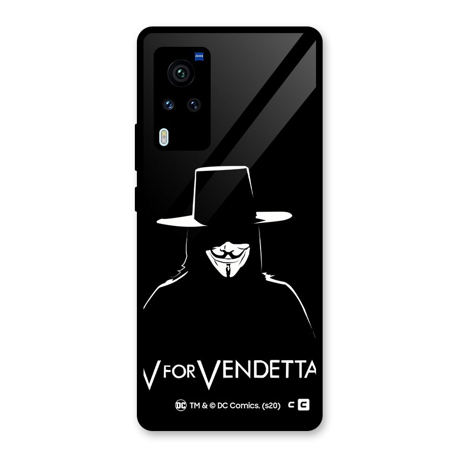 V for Vendetta Minimal Glass Back Case for Vivo X60 Pro