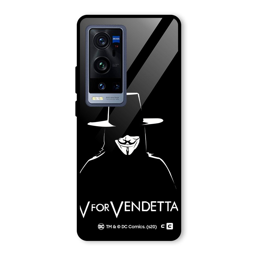 V for Vendetta Minimal Glass Back Case for Vivo X60 Pro Plus