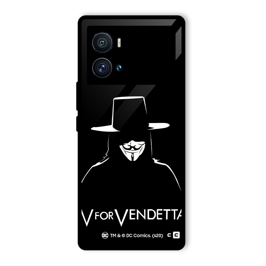 V for Vendetta Minimal Glass Back Case for Vivo iQOO 9 Pro