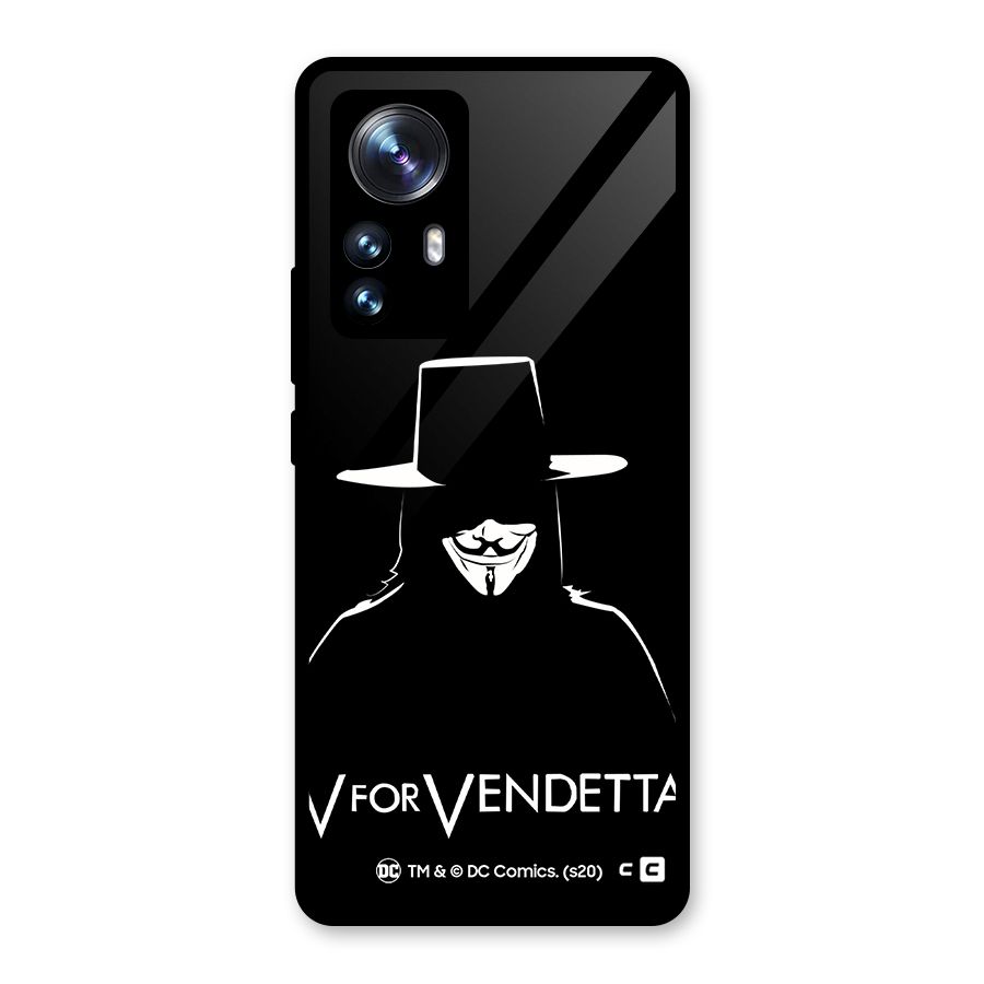 V for Vendetta Minimal Glass Back Case for Xiaomi 12 Pro