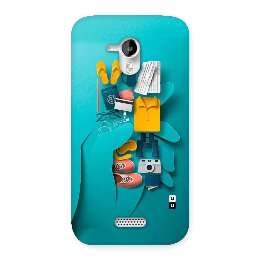 Vacay Vibes Back Case for Micromax Canvas HD A116