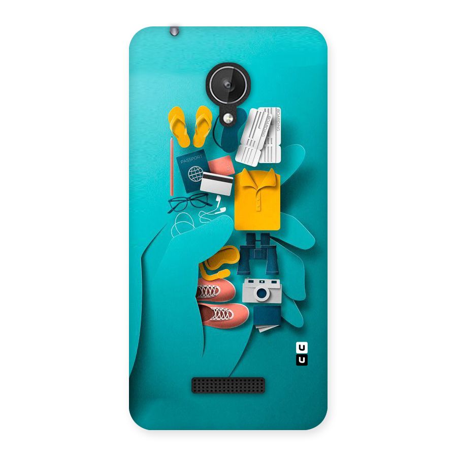 Vacay Vibes Back Case for Micromax Canvas Spark Q380