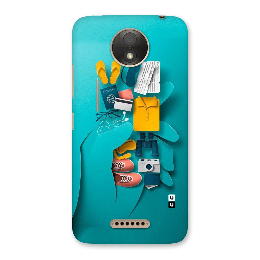 Vacay Vibes Back Case for Moto C Plus