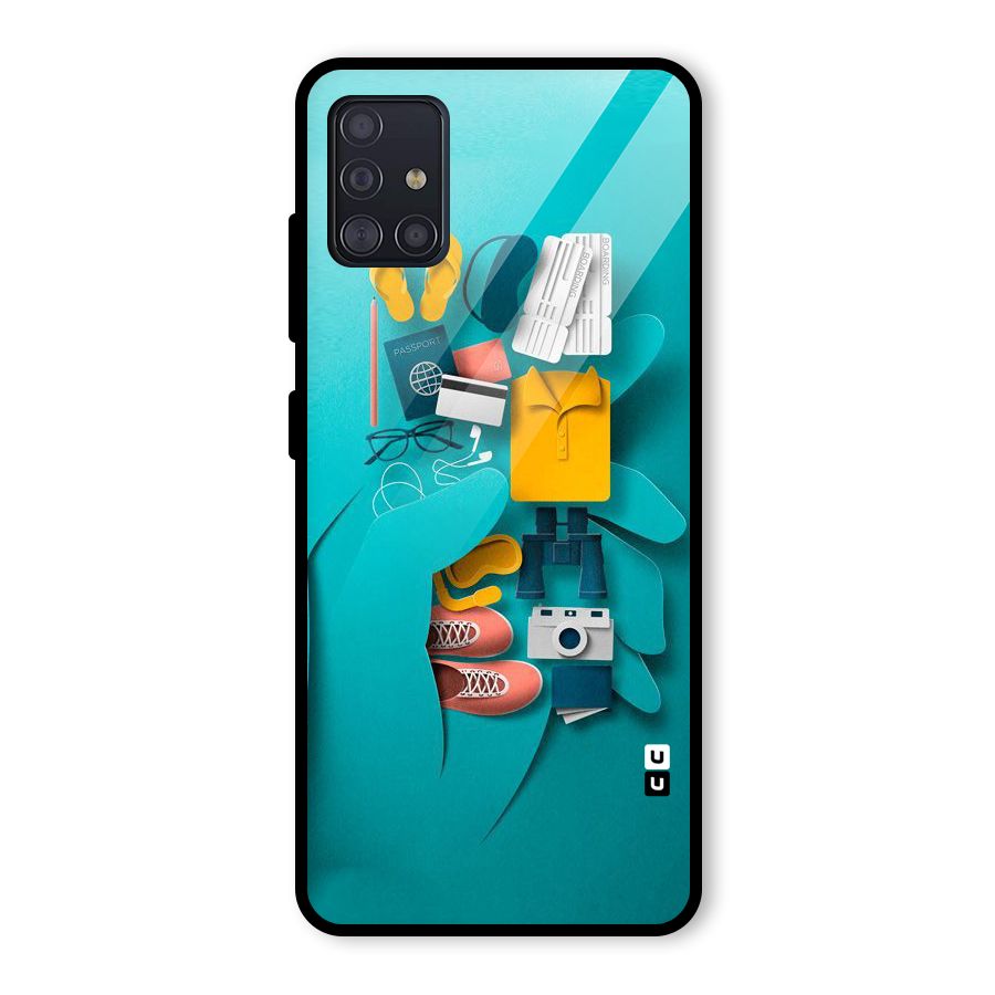 Vacay Vibes Glass Back Case for Galaxy A51