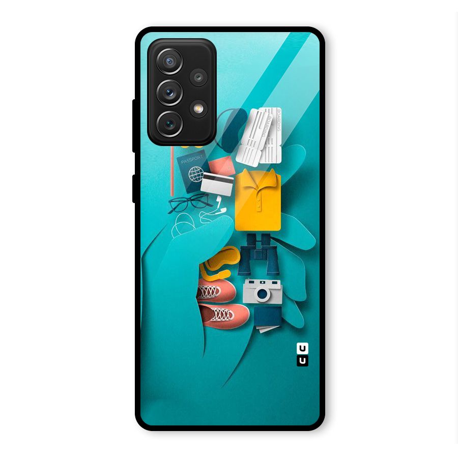 Vacay Vibes Glass Back Case for Galaxy A72