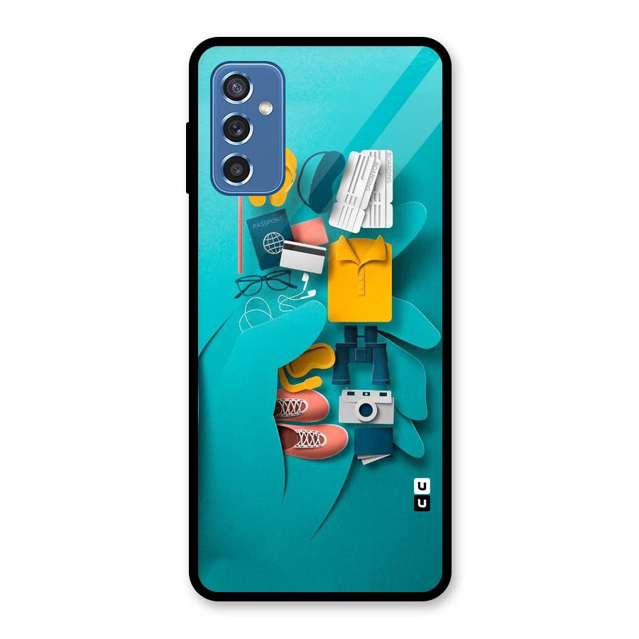 Vacay Vibes Glass Back Case for Galaxy M52 5G