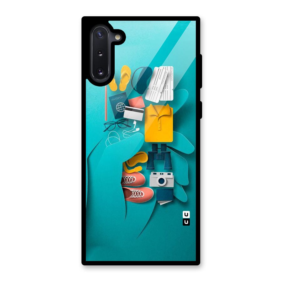 Vacay Vibes Glass Back Case for Galaxy Note 10