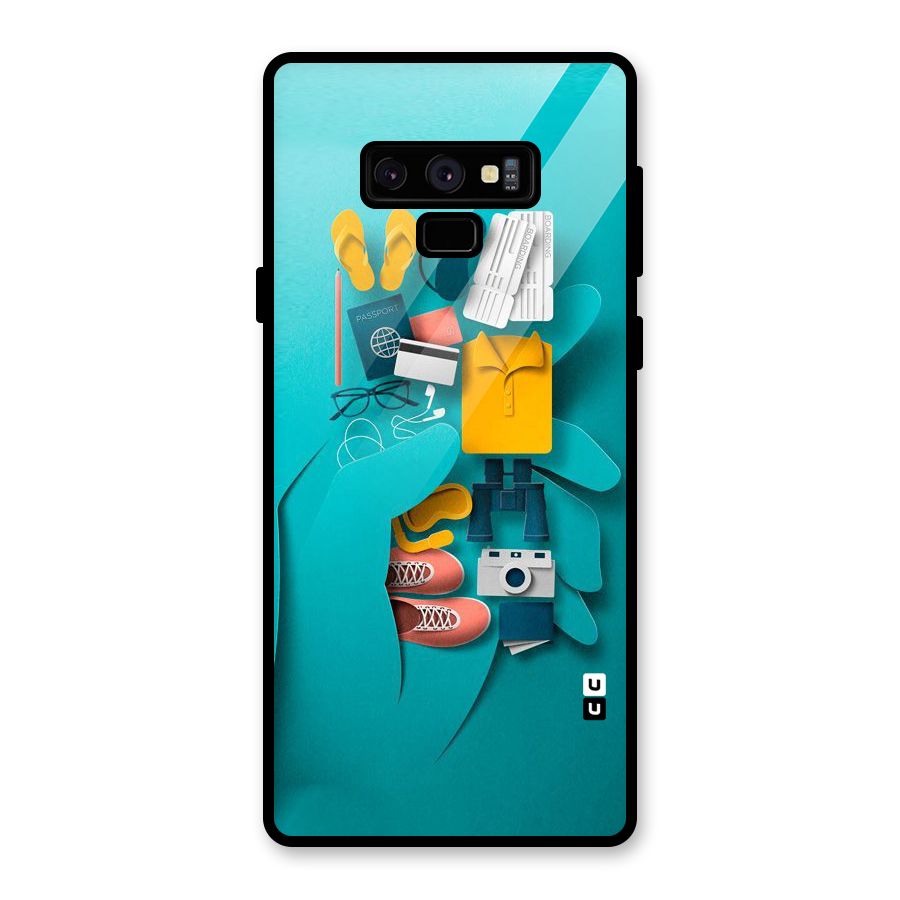 Vacay Vibes Glass Back Case for Galaxy Note 9