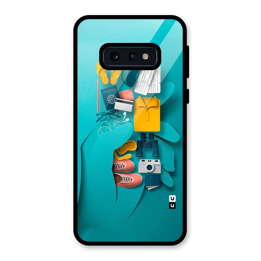 Vacay Vibes Glass Back Case for Galaxy S10e