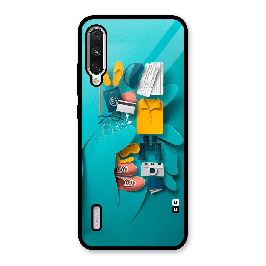 Vacay Vibes Glass Back Case for Mi A3