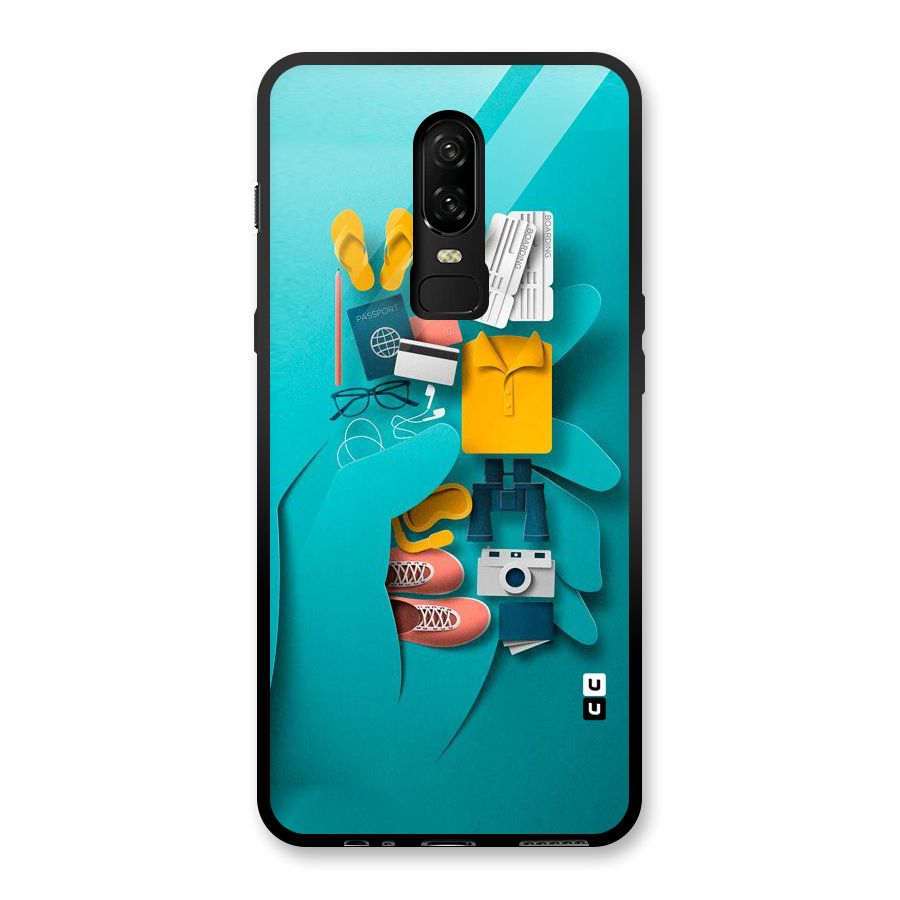 Vacay Vibes Glass Back Case for OnePlus 6