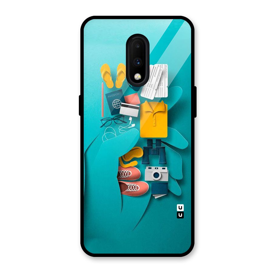Vacay Vibes Glass Back Case for OnePlus 7