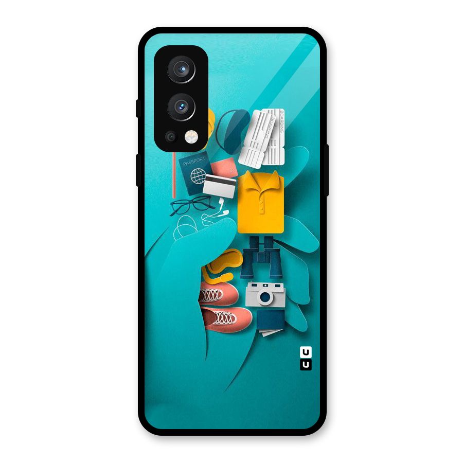 Vacay Vibes Glass Back Case for OnePlus Nord 2 5G