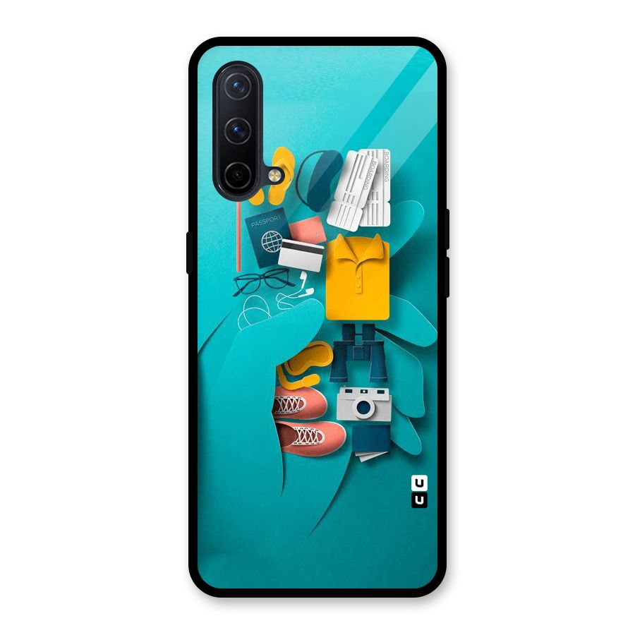 Vacay Vibes Glass Back Case for OnePlus Nord CE 5G