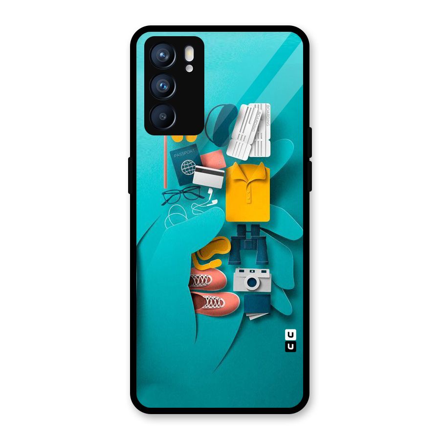 Vacay Vibes Glass Back Case for Oppo Reno6 5G